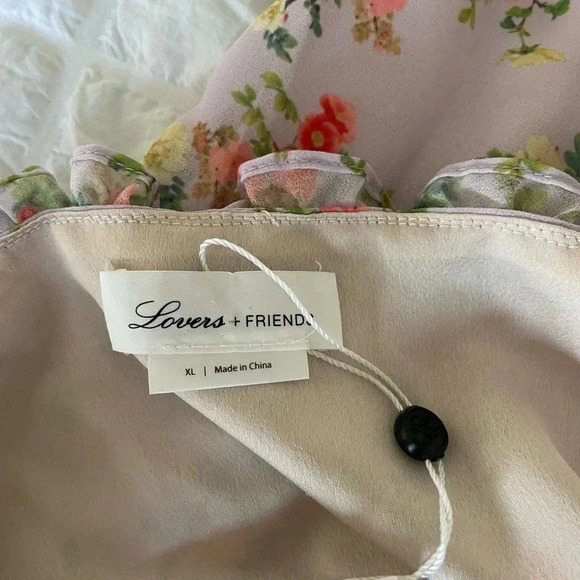 Lovers + Friends floral sun Room ruffle button down midi dress - Picture 8 of 12